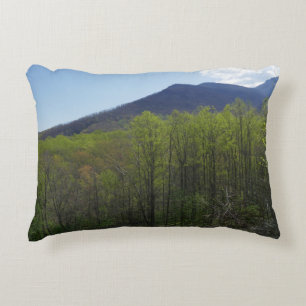 Smoky Mountains in Spring Landscape Accent Kussen
