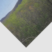Smoky Mountains in Spring Landscape Tissuepapier (Detail)