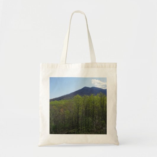 Smoky Mountains in Spring Landscape Tote Bag (Voorkant)