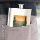 Smoky Mountains National Park Flask Flacon (Voorbeeld)
