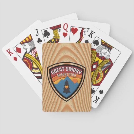 Smoky Mountains Pokerkaarten (Achterkant)