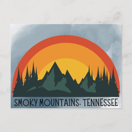 Smoky Mountains Tennessee Briefkaart (Voorkant)