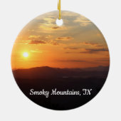 Smoky Mountains Tennessee Christmas Tree Ornament (Achterkant)