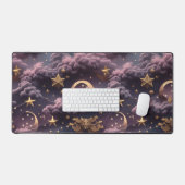Smoky Plum Celestial Moon Astrology Aesthetic (Clavier et souris)