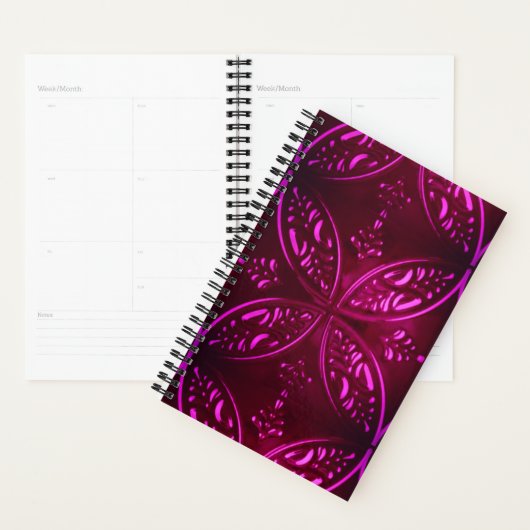 Smoldering Magenta Planner (Devant avec enveloppe)