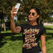 Smoldering ziet eruit als onmiddellijke aantrekkin t-shirt