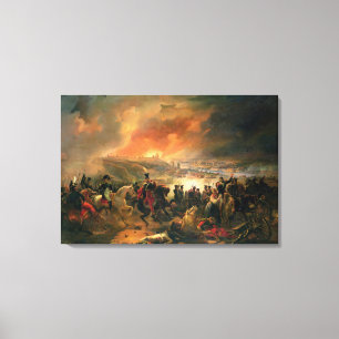 Smolensk, 17 augustus 1812, 1839 canvas afdruk