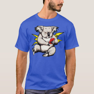 Smombie Coala verveelde Coala met mobiele telefoon T-shirt