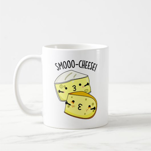 Smoo-cheese Funny Cheese Pun Koffiemok (Links)