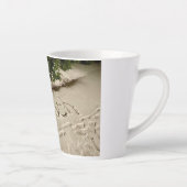“Smooch" Sneeuw-geschreven Latte Mok (Rechts)