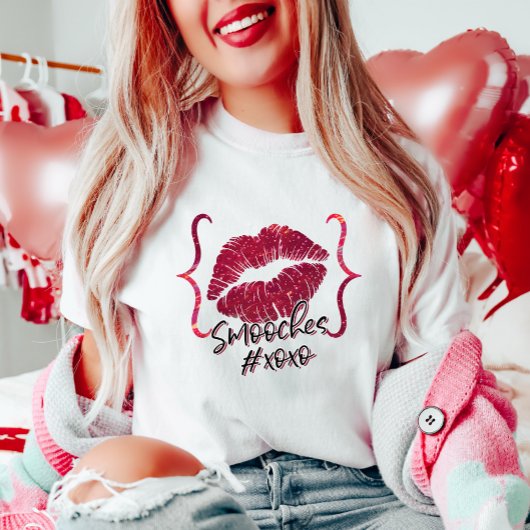 Smooches en liefde t-shirt