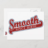 SMOOOTH aangepaste briefkaart (Voorkant / Achterkant)