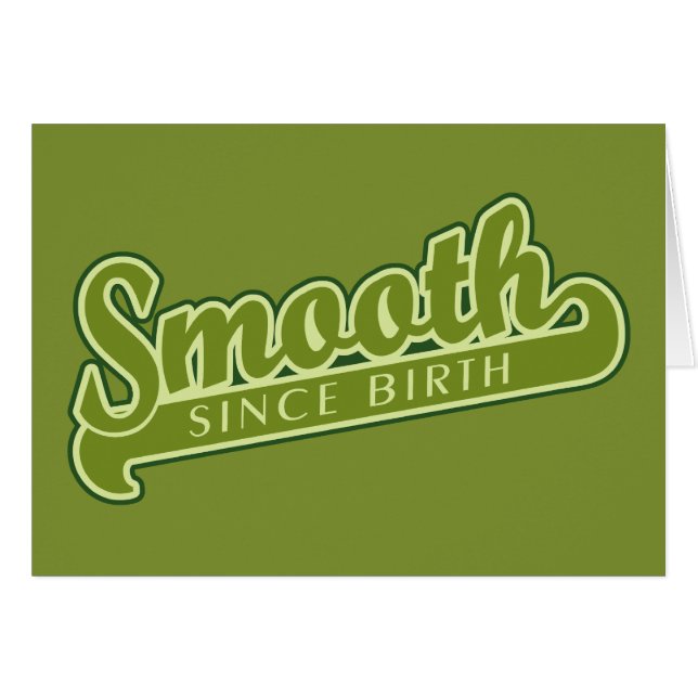 SMOOOTH aangepaste wenskaart (Voorkant Horizontaal)