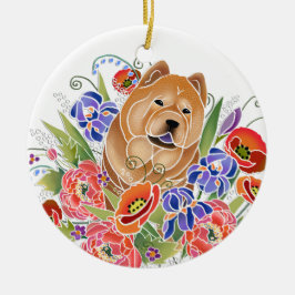 SMOOOTH GARDEN PATH Chow ornament