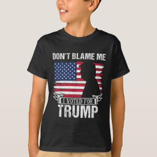 Smoor Me Niet Ik Heb Op Trump Gestemd Retro Vintag T-shirt