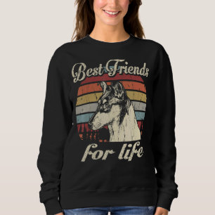 Smooth Collie beste vrienden voor het leven retro Trui