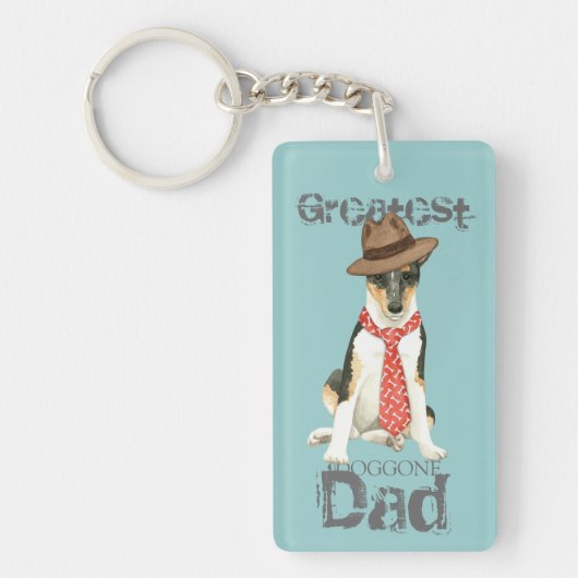 Smooth Collie Dad Sleutelhanger (Voorkant)