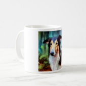 Smooth Collie Dog Koffiemok (Voorkant links)