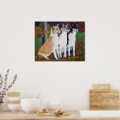 Smooth Collie Dog Portret Poster (Keuken)