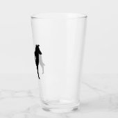 Smooth Collie Dog Silhouette Persoonlijk Glas (Links)