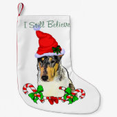 Smooth Collie kerst Kleine Kerstsok (Voorkant)