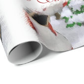 Smooth Collie Kerstmis Cadeaupapier (Rol Hoek)