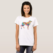 Smooth Collie T-shirt (Voorkant volledig)