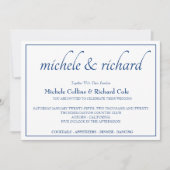 Smooth Elegance Wedding Kaart (Voorkant)