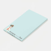 Smooth Fox Terrier Dad Post-it® Notes (Schuin)