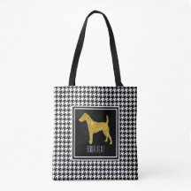 Smooth Fox Terrier Houndstooth