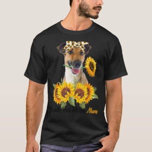 Smooth Fox Terrier Ma Sunflower Summer Dog Ma T-shirt