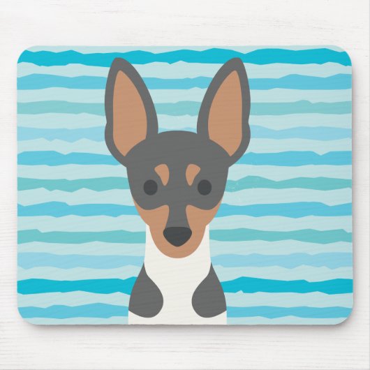 Smooth Fox Terrier Mousepad Muismat (Voorkant)