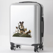 Smooth Fox Terrier Sticker (Koffer)