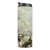 Smooth Fox Terrier Thermosbeker (Geroteerd rechts)