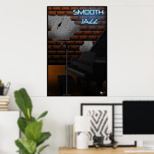 Smooth Jazz Poster (Thuiskantoor)