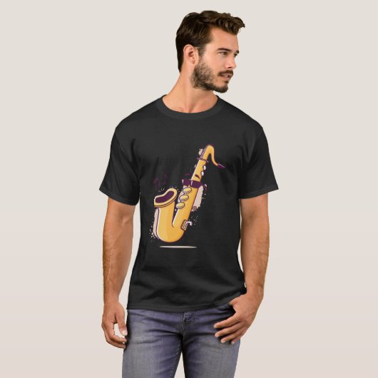Smooth Jazz  T-shirt (Voorkant volledig)
