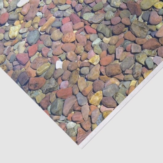 Smooth Lake Stones Tissuepapier (Detail)