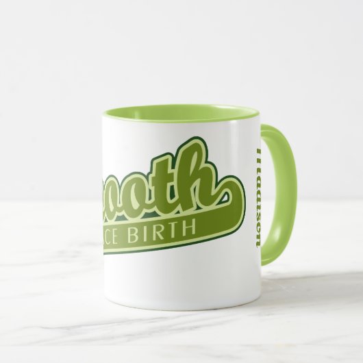 SMOOTH nom personnalisé tasses (Devant droit)