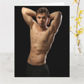 Smooth Pits Hot Guy Groetjes Kaart (Gele Bloem)