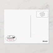 Smooth Red Dachshund Sailboat Red Briefkaart (Achterkant)