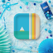 Smooth Sailin Paper Plate Papieren Bordje (Feest)
