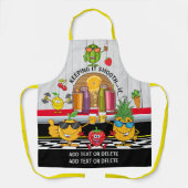 Smoothie All-Over Print Apron Schort (Voorkant)