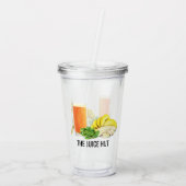 Smoothie Sap Drankwinkel Acryl Drinkbeker (Achterkant)