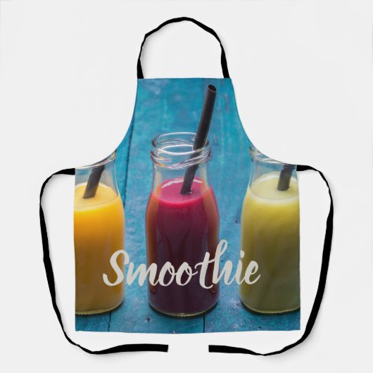 Smoothie sap drink mango oranje kiwi gift schort (Voorkant)