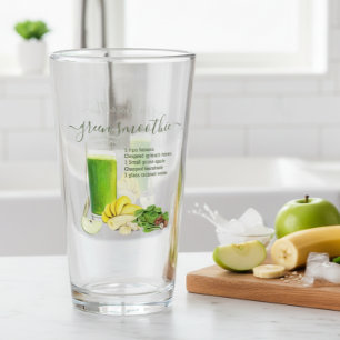 Smoothie Waterverf Recept Sappen Fruit Groen Glas