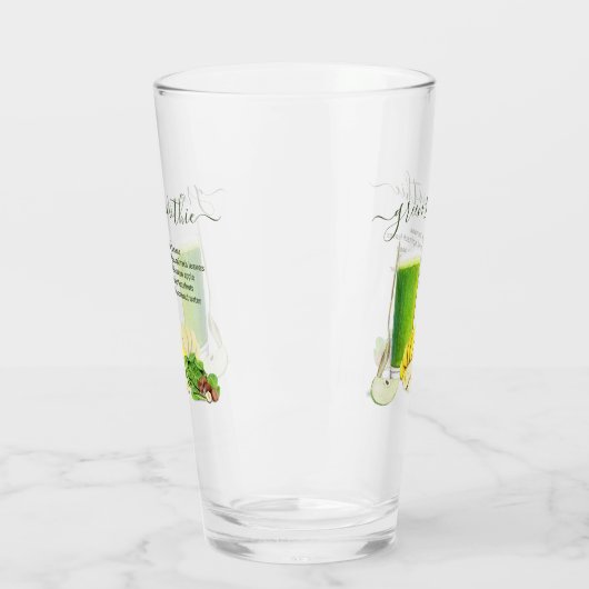 Smoothie Waterverf Receptensap Fruit Groen Glas (Links)