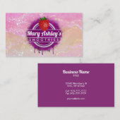 Smoothies carte de visite (Devant / Derrière)