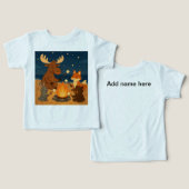 S'more à aimer - Tee-shirt de feu de camp cosy pou (Design Recto & Verso)