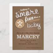 S'more Baby shower Invitation (Devant / Derrière)