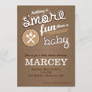 S'more Baby shower Invitation